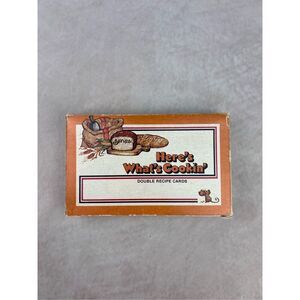 Vintage 1960s 1970s Recipe Card Set